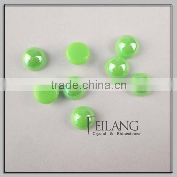 Top shiny half round acrylic pearl