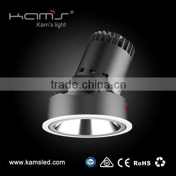 Whosale High power 30W Dimmable COB LED Downlight for hotel
