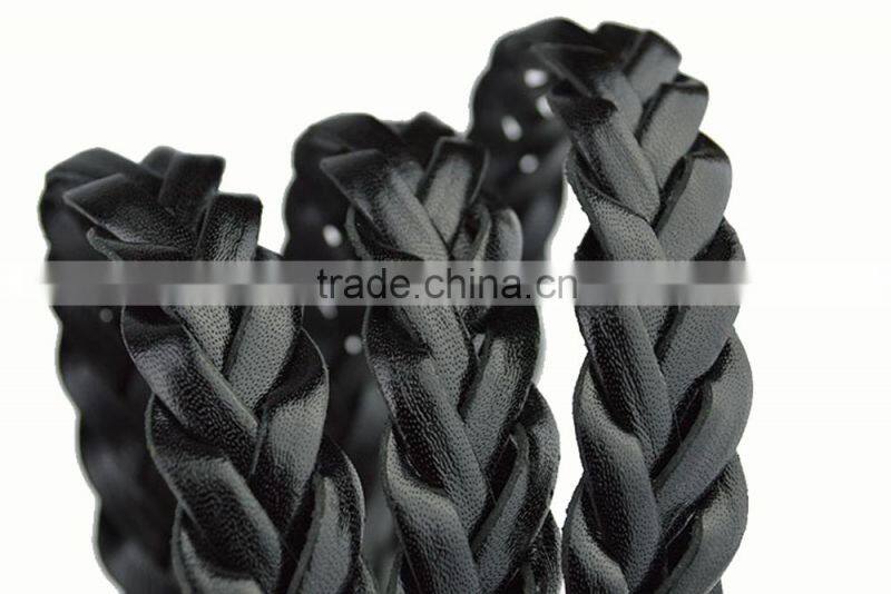 Drop Shipping 2cm Wide 100% Handmade Weave Belt For Girl