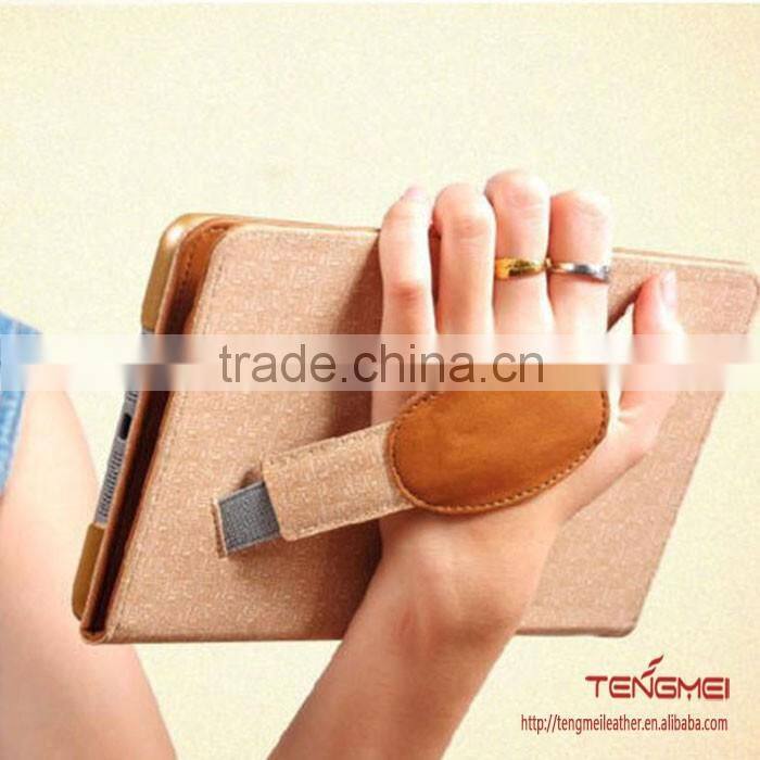 Multifunction stand leather cover folding folio for iPad Air case