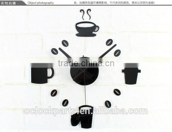 Korea Fun DIY clock fashion creative combination of high-grade acrylic hanging clock happy leisure time