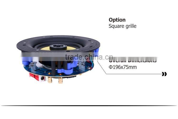 90dB 40 watts Waterproof Frameless Ceiling Speaker