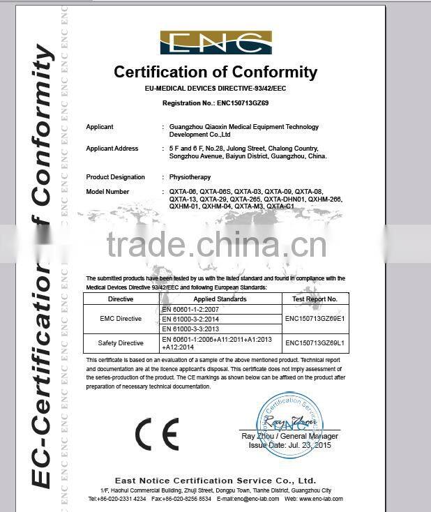 Veterinary therapy with pain relief,massager for the pet