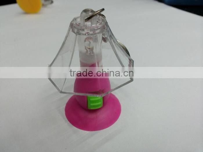 Desk lamp shape lighting wholesale plastic keychains