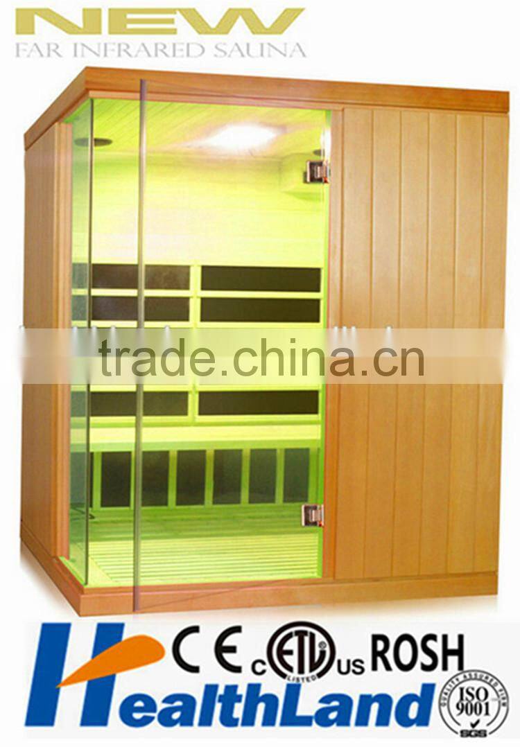 beauty and weight losing use infrared portable wooden sauna