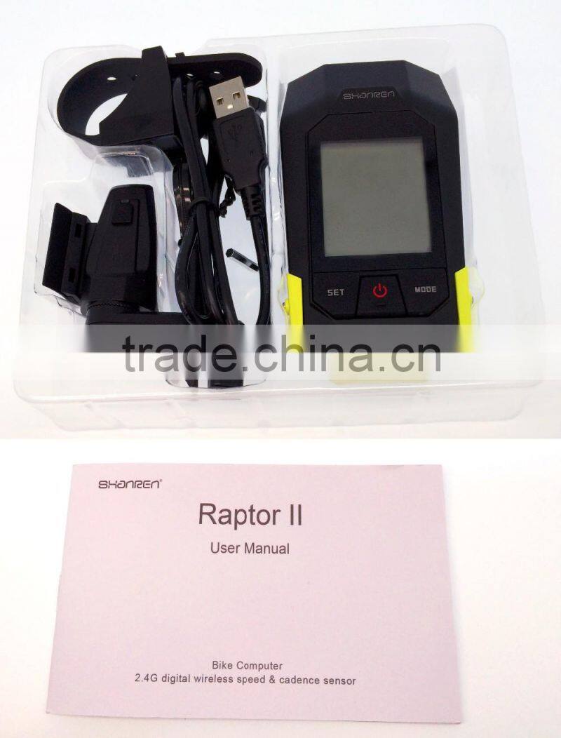 digital wireless smart city road bike computer