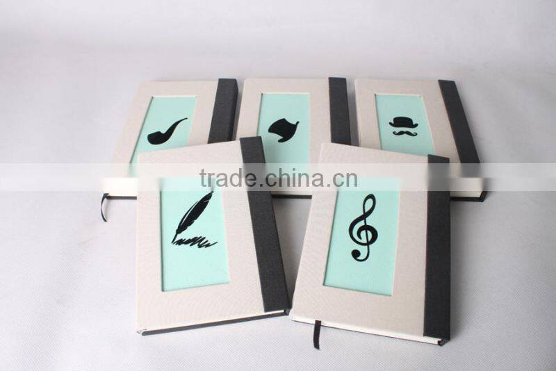 Fabric cloth Note Books printing wholesale