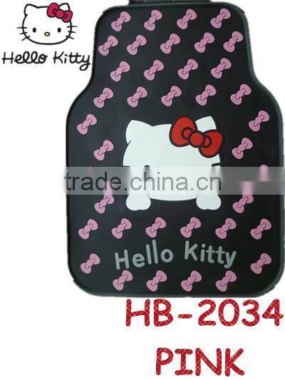 Cute cartoon environmental car floor mat