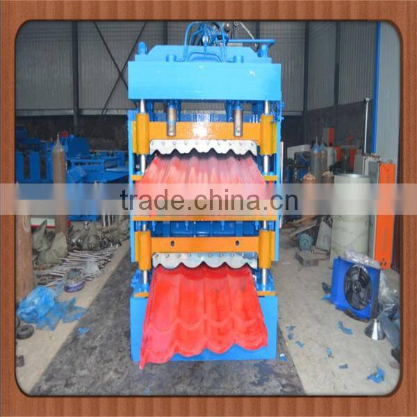 New type- double tiles sheet forming machinery