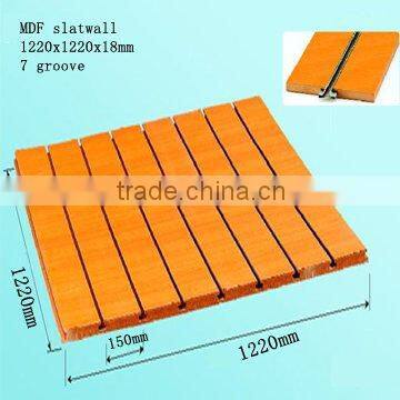 dark jewelry blue melamine mdf slatwall with aluminum insert