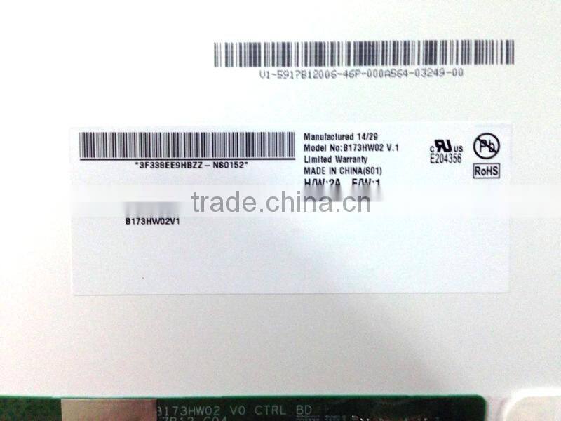 B173HW02 V.1 New 17.3" LED FHD 1920 x 1080 LCD Screen GLOSSY Full-HD 681991-001