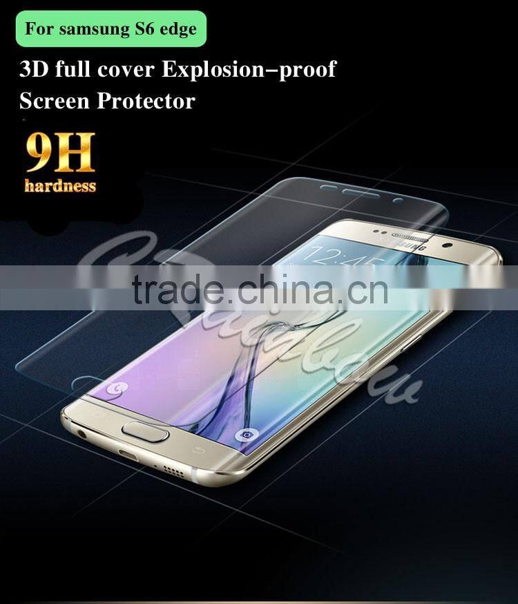 Full Screen Cover for samsung galaxy s6 edge PET screen guard