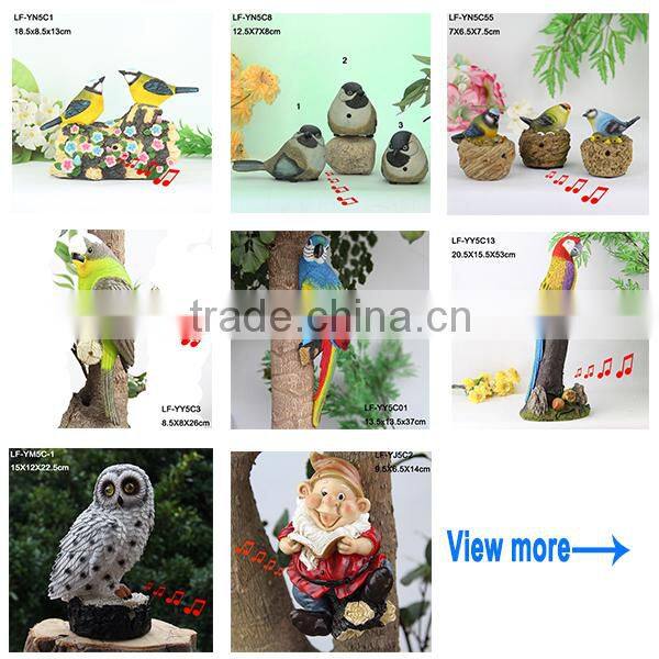 Resin solar mushroom lamp garden decor