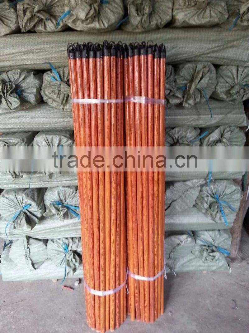 Wooden Broom Handles/Sticks pvc coated broom stick