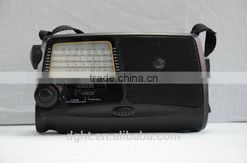 hand crank dynamo rechargeable portable torch radio dealers Radio