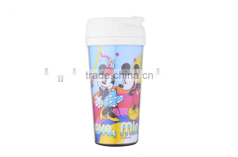 advertisement travel mug paper insert mug 16oz for promotion