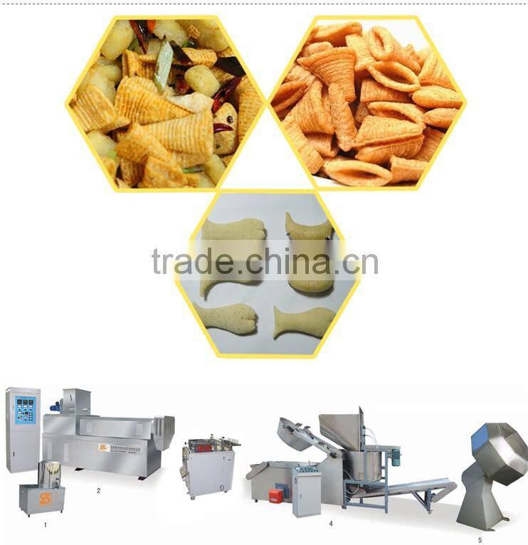 Automatic ChinaFresh Potato bugles chip spopcorn rocution Line