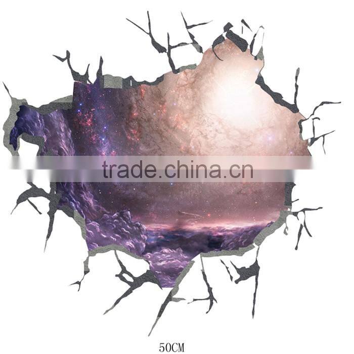 Exhibition and Museum Room 3d Decor Floor Wall Sticker for Kids