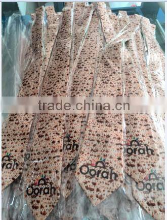 custom sublimation printing silk tie