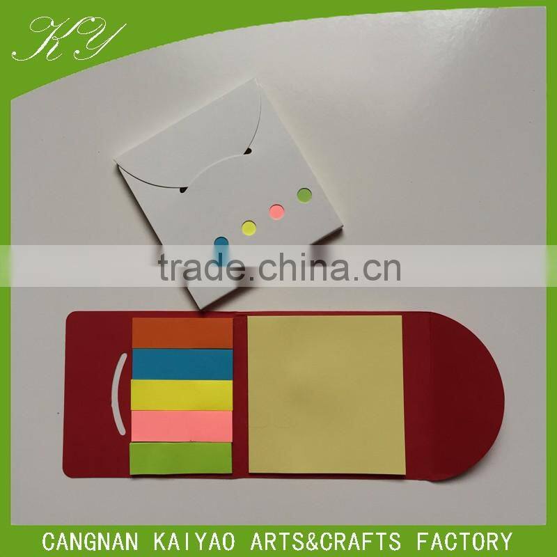 Fashion Memo Pad Full Printing Selfadhesive Hardcover Sticky Notes