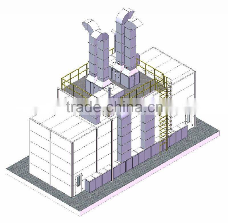 JFgood price paint oven booth portable wide space painting baking ( CE certification 2 years warranty time)