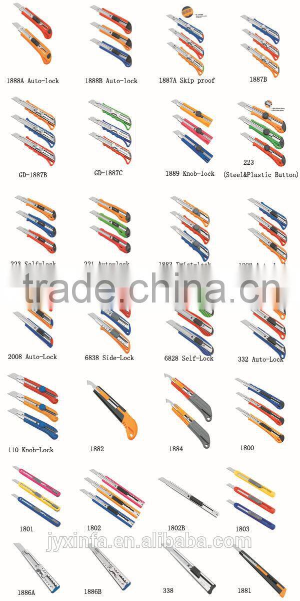 Decorational & Construactional blade knife cutter XF-1888B