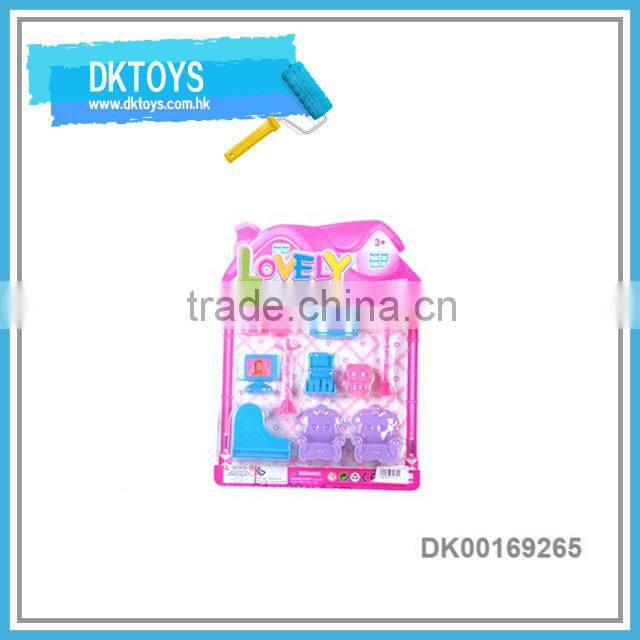 Mini Size Pretend Preschool Set Kids Play Furniture Toy