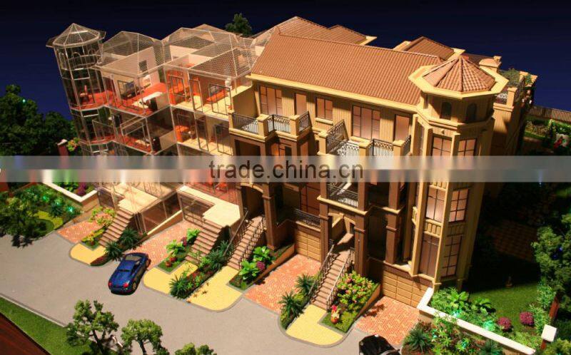 Customized European Style Villa Architectural Model Making
