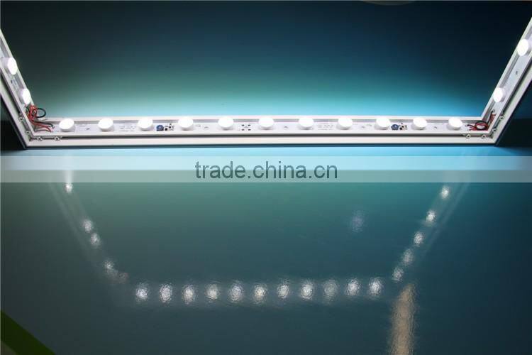High power xte edge lit poster Rigid LED strip light bar with lens sunlight