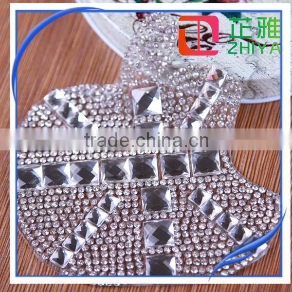 wholesale 2016 Custom Skull theme rhinestone transfer for Clothing