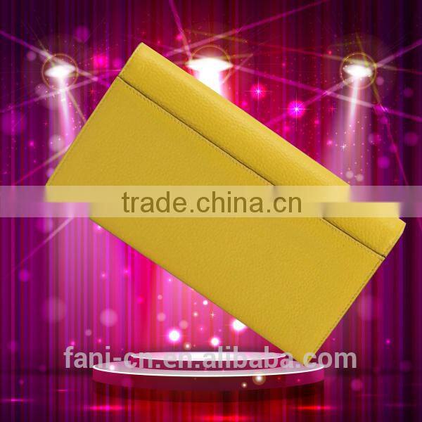 Guangzhou Fani luxury leather clutch purse making hard ware button for women