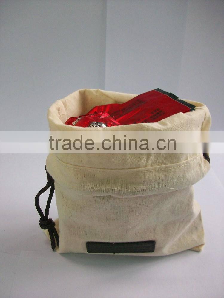 cheap cotton drawstring gift bag