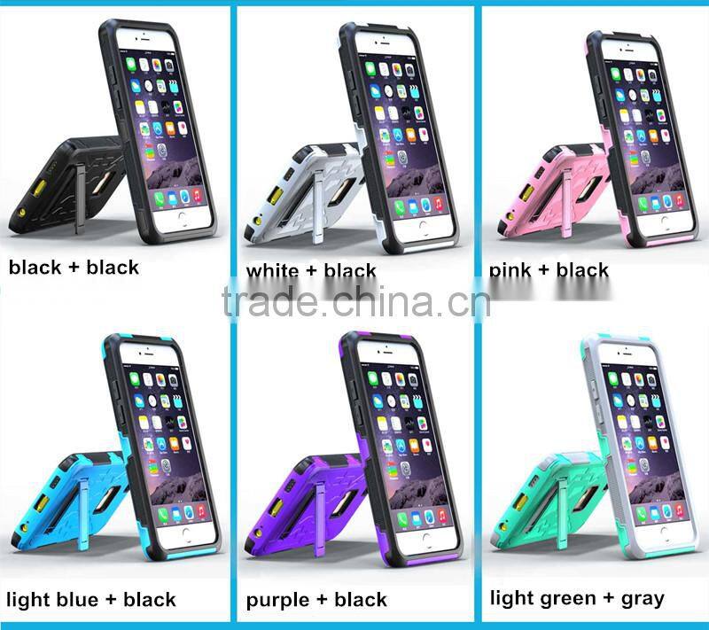 Silicon case with stand for iphone6, for iphone6 cover