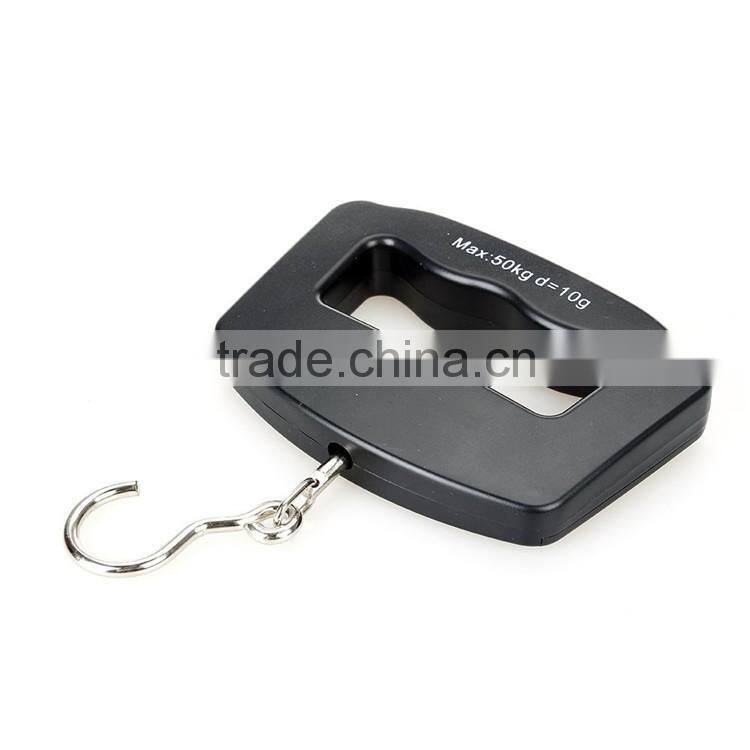 Hot sell digital hanging hook&strap luggage scale 110lb
