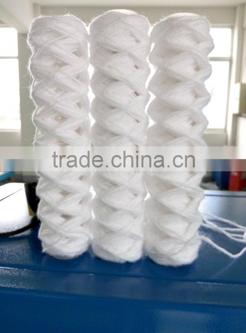2016 CE certificate pp yarn string wound filter cartridge making machine