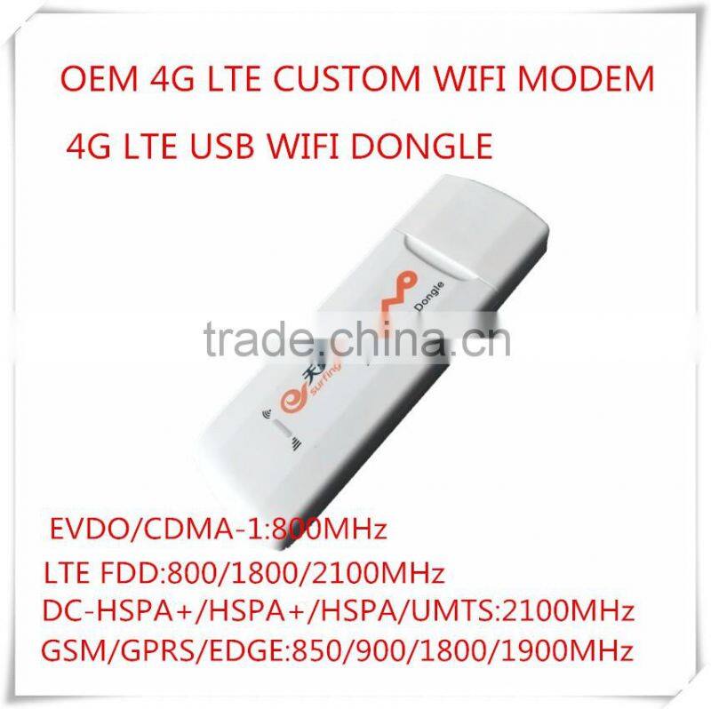 Unlocked New Original OEM 150Mbps 4G LTE Customized USB WIFI Modem and 4G LTE WIFI Dongle,Same as HUAWEI E8372