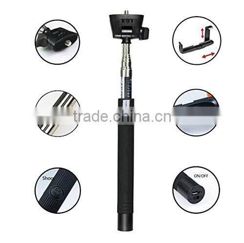 Sidiou Group Handheld Extendable Bluetooth Selfie Stick Monopod For iPhone Samsung HTC