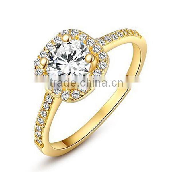 Factory Supply 18KGP Women Rings Jewelry
