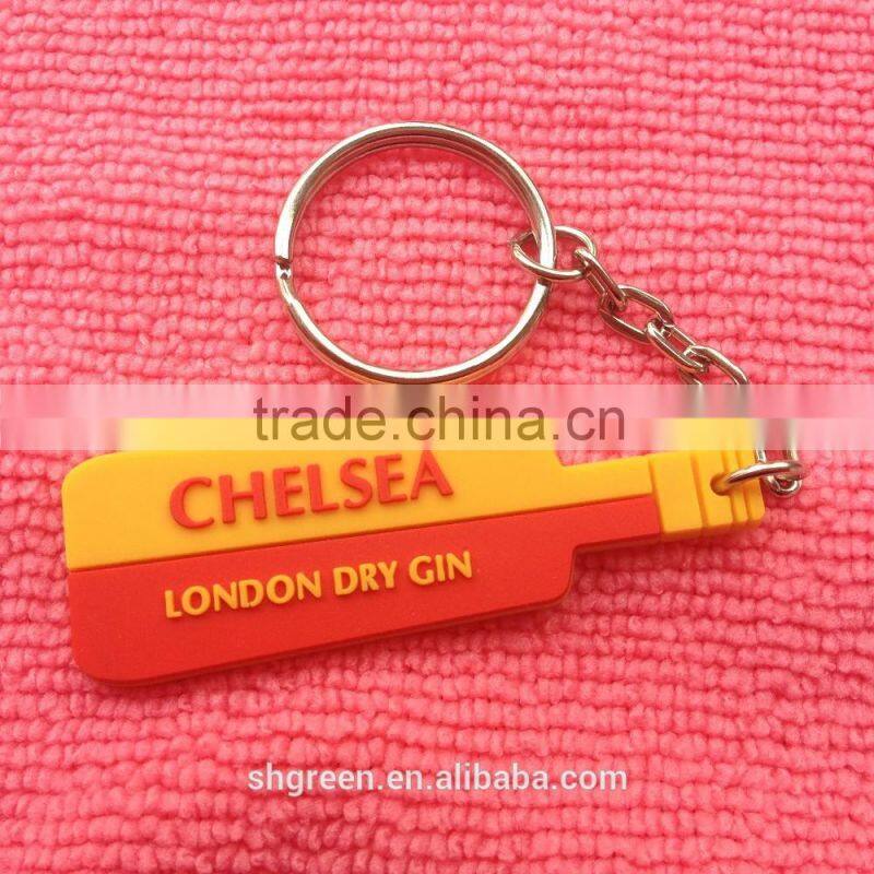 Cartoon 3D silicone rubber keychain