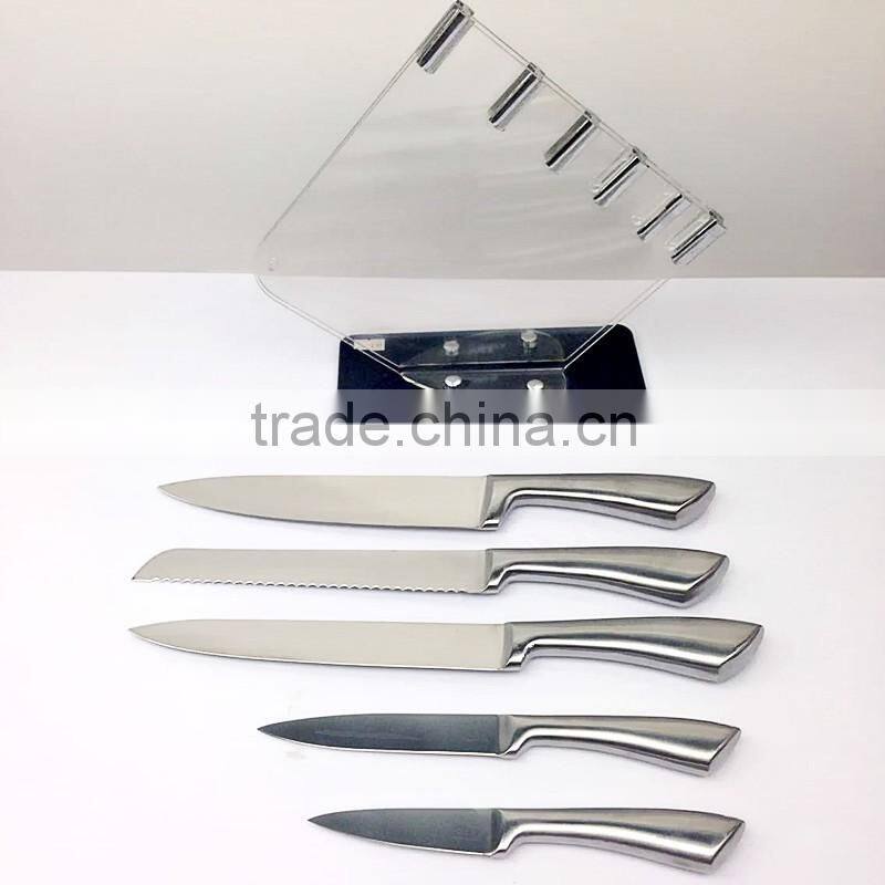 High Quality 5pcs Stainless Steel Kitchen Knives set HY-0610