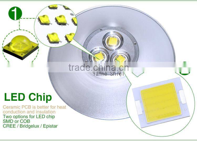 100w 250w 300w aluminum 150w industrial highbay lights shenzhen led lights highbay led 200w highbay industrial pendant lighting