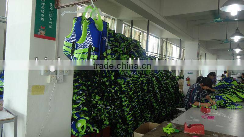 (Hot Selling)Adult Neoprene Life Jacket/Vest with YKK zipper and buckle