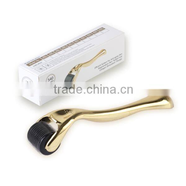 Promotional derma roller 540 titanium 1.5 /1.0 / 0.5 mm manufacturer derma rollers micro needle 540