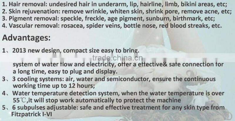 The most advanced IPL hair removal machine for hair removal and skin care with best price