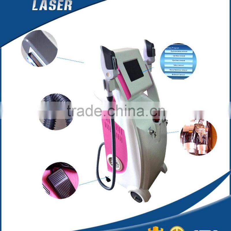 Most popular beauty salon equipment new style SHR / OPT / AFT IPL + elight + RF + laser Multifunctional shr laser hair removal