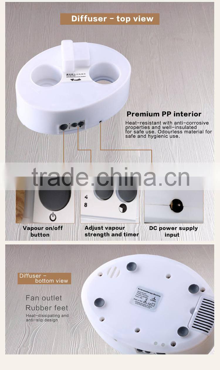 2015 aroma diffuser portable electric ultrasonic cool & warm mist humidifier