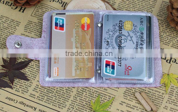 Women Ladies Soft Candy Color Holder Pocket Business ID Credit Card Case Bag Box Wallet With Cheap Price