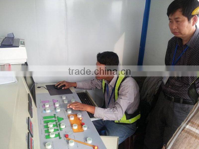 Portable ready mixed concrete batching plant for sale