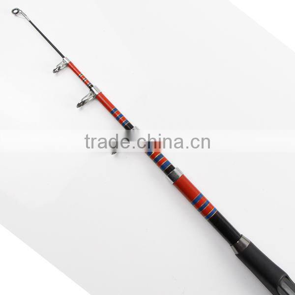 colorful fiber glass rods fishing rod cheap fishing tackle telescopic spinning rods