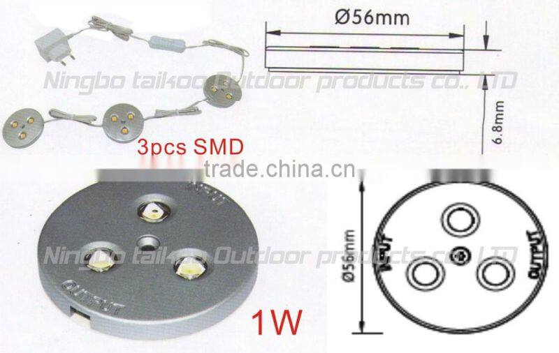 LED suspended ceiling lighting 3pcs *1w